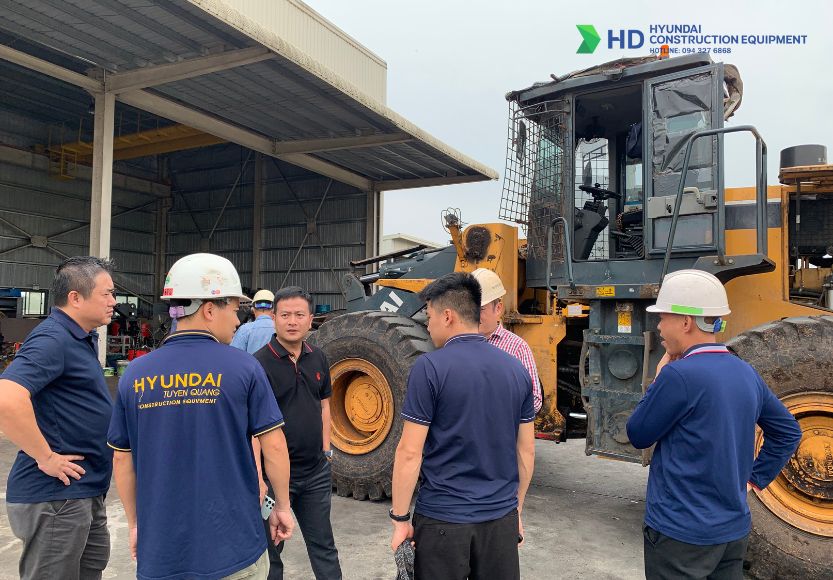 Kiểm tra định kỳ cho các dòng máy xúc Hyundai