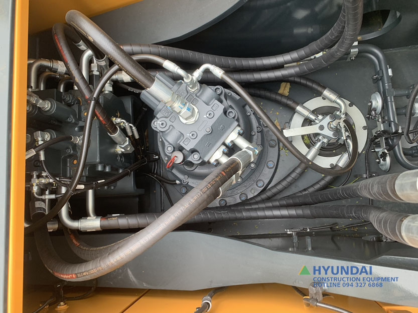 Hệ Thống Thủy Lực Trên Máy Xúc Hyundai HX300SG