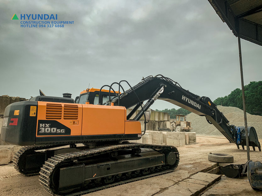 Máy xúc Hyundai HX300SG
